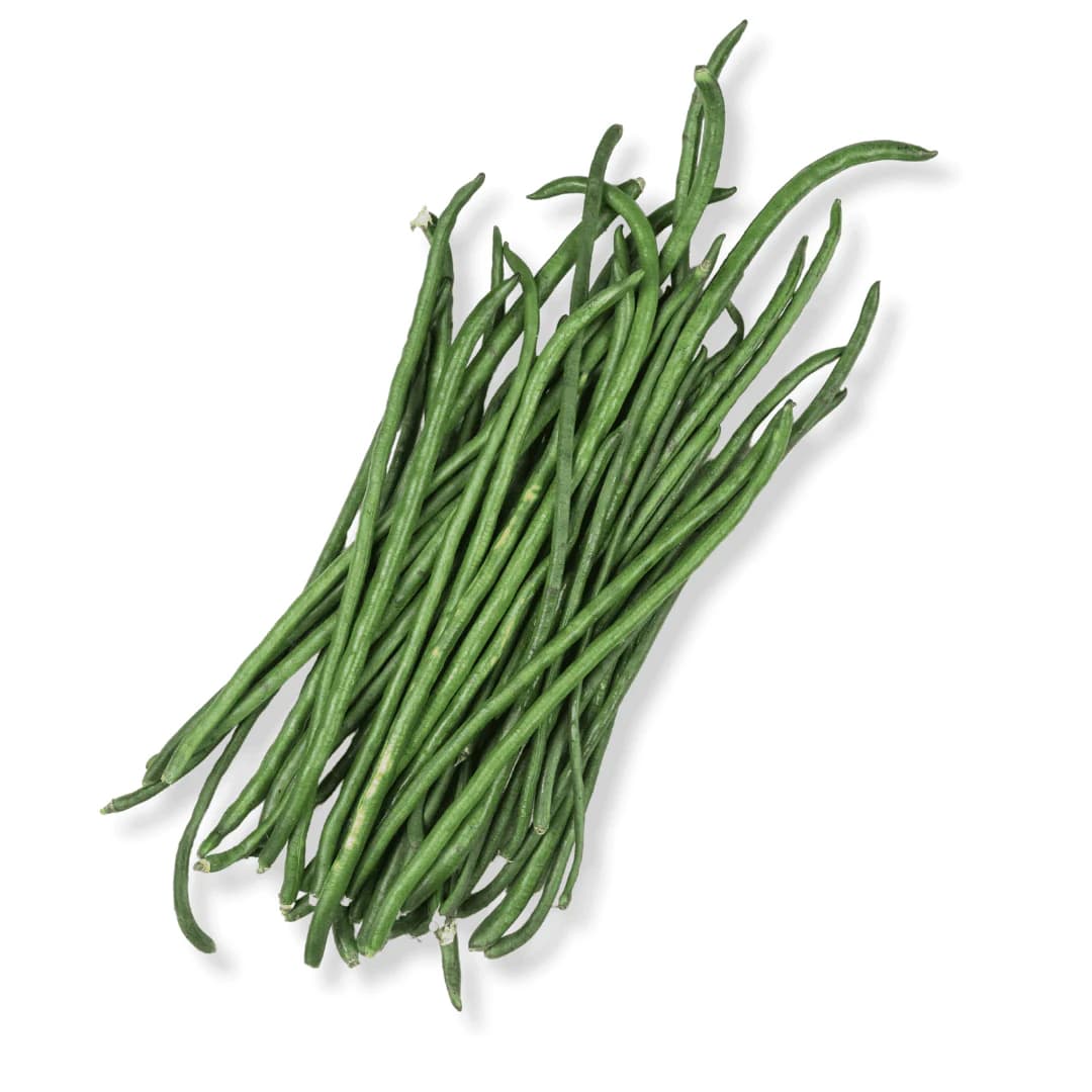 A bunch of organic chawli bhaji (amaranth leaves) with deep green and red shades, freshly plucked and bundled for nutritious Indian cooking.